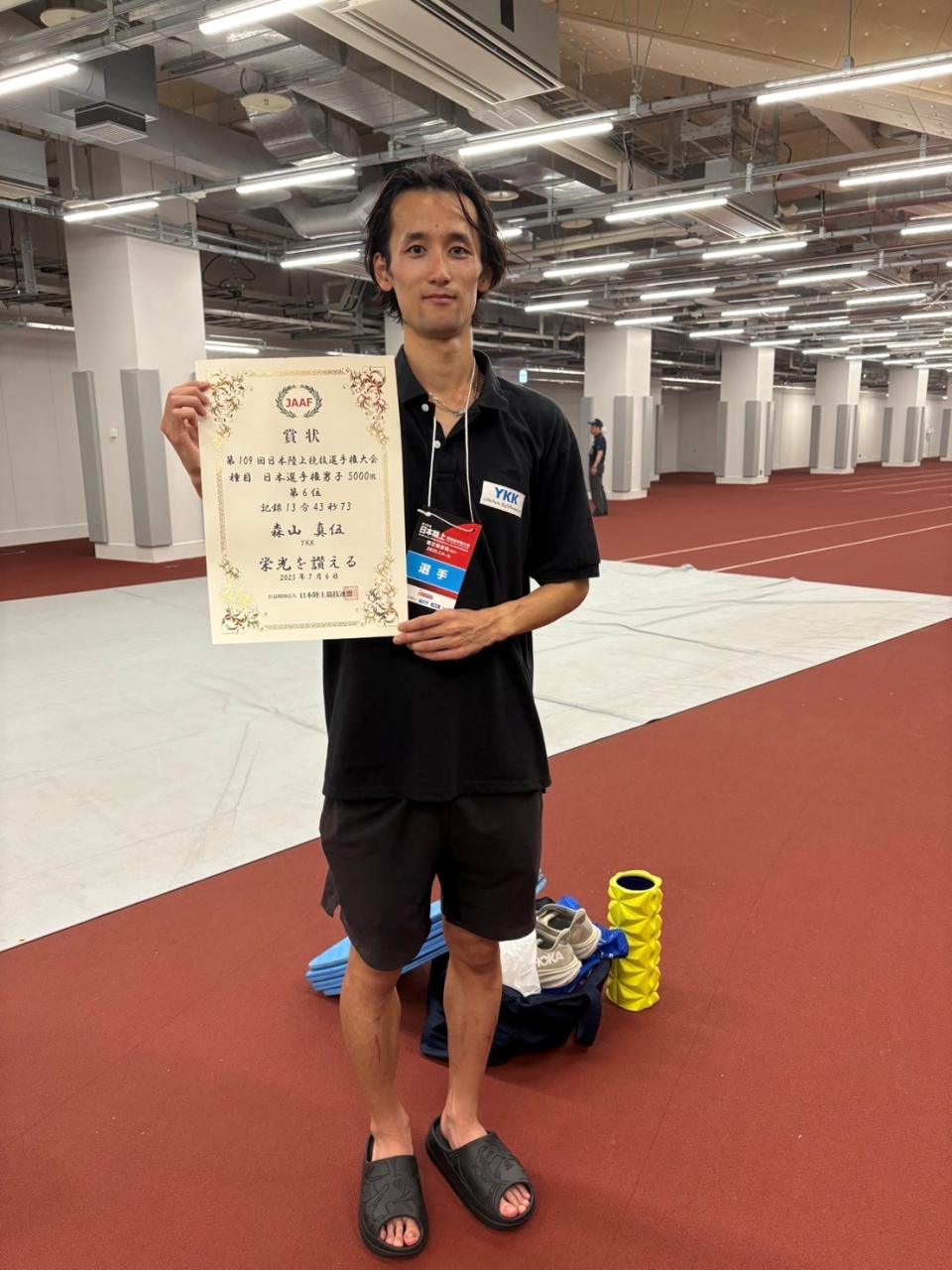 森山真伍選手　日本選手権6位入賞！！！